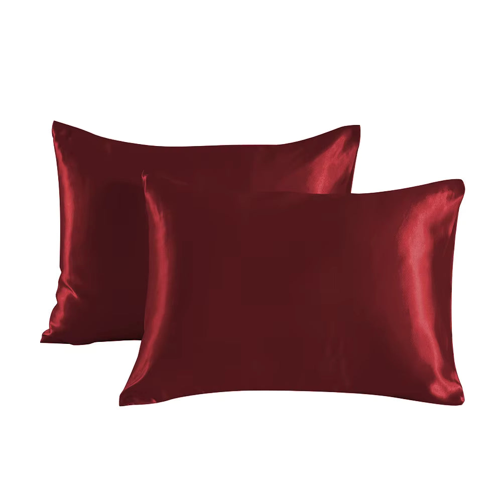 Red Mulberry Silk Pillowcase