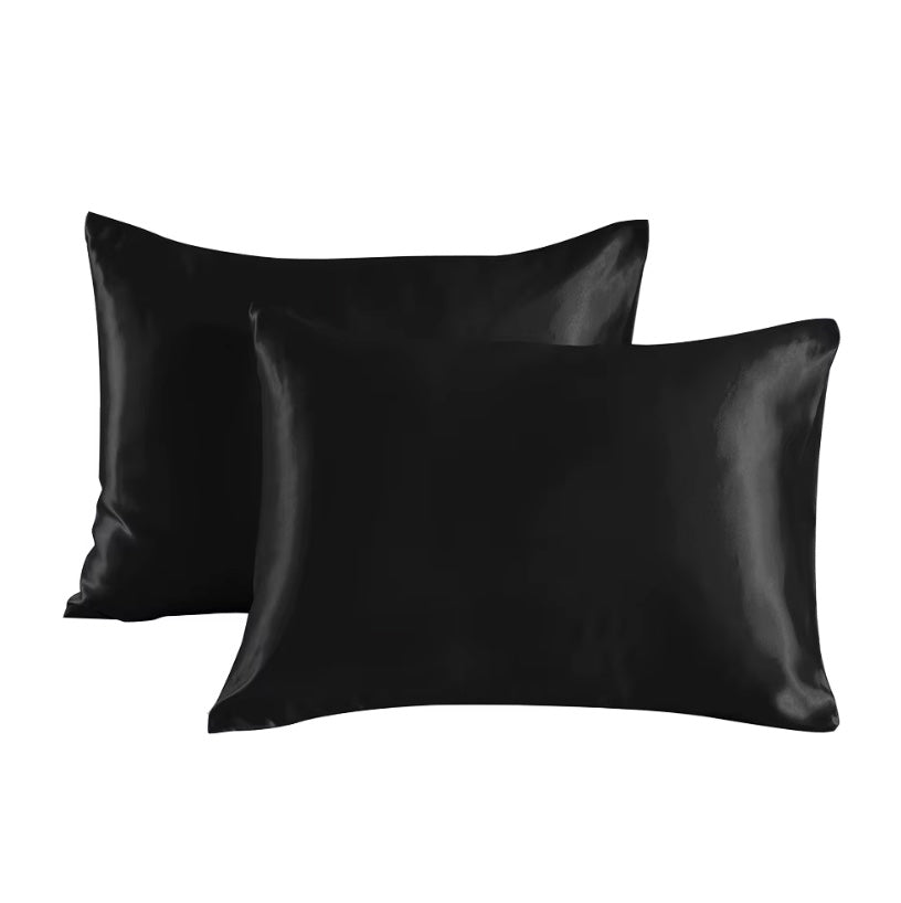 Black Mulberry Silk Pillowcase