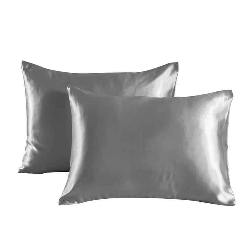 Grey Mulberry Silk Pillowcase